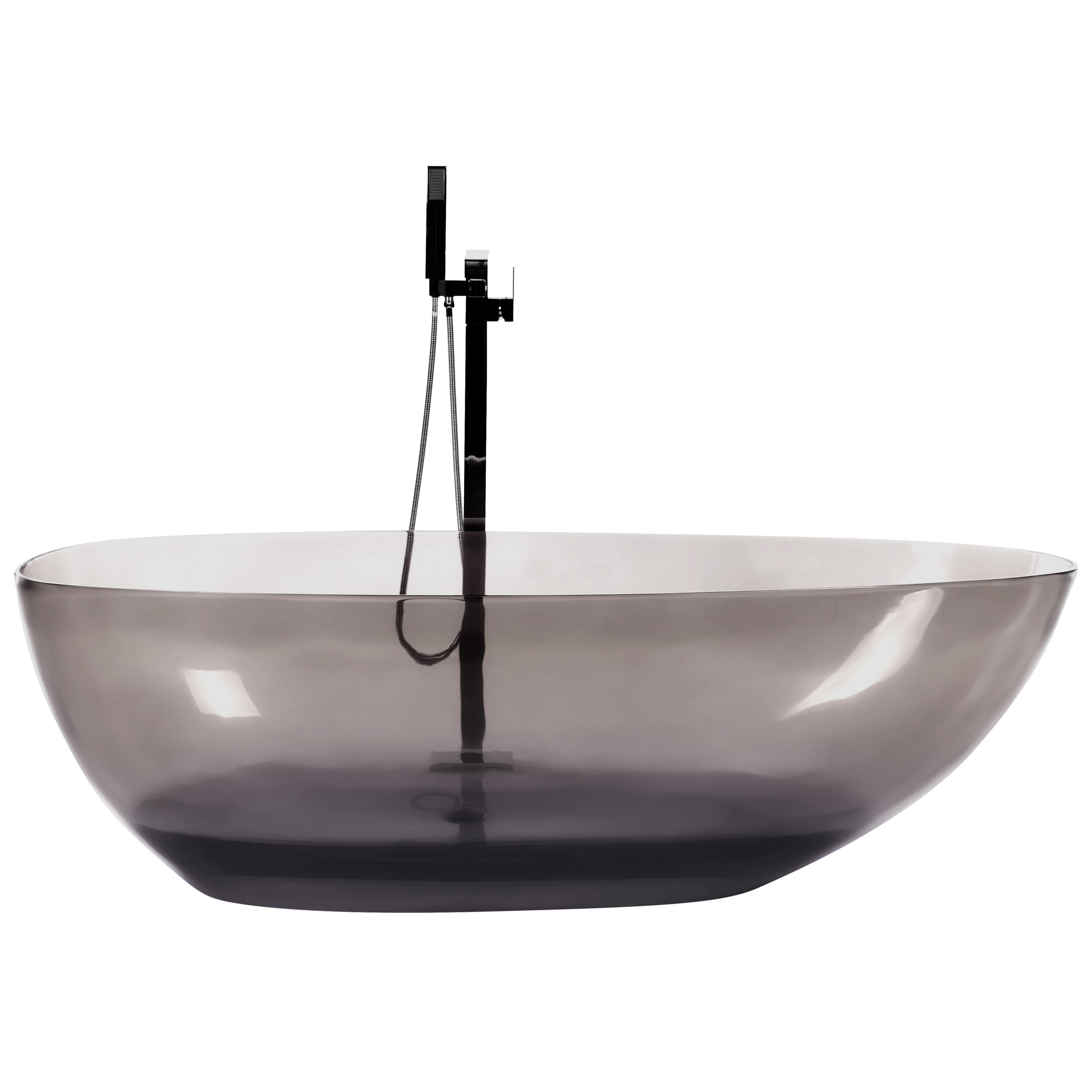 Bañera independiente blancarena 170 x 78 cm negro