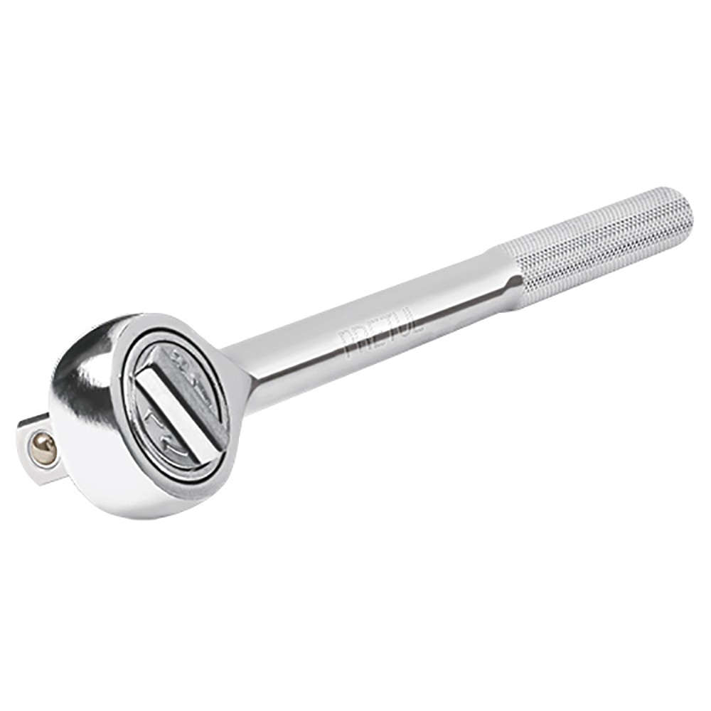 Llave carraca cabeza redonda, cuadro 1/2