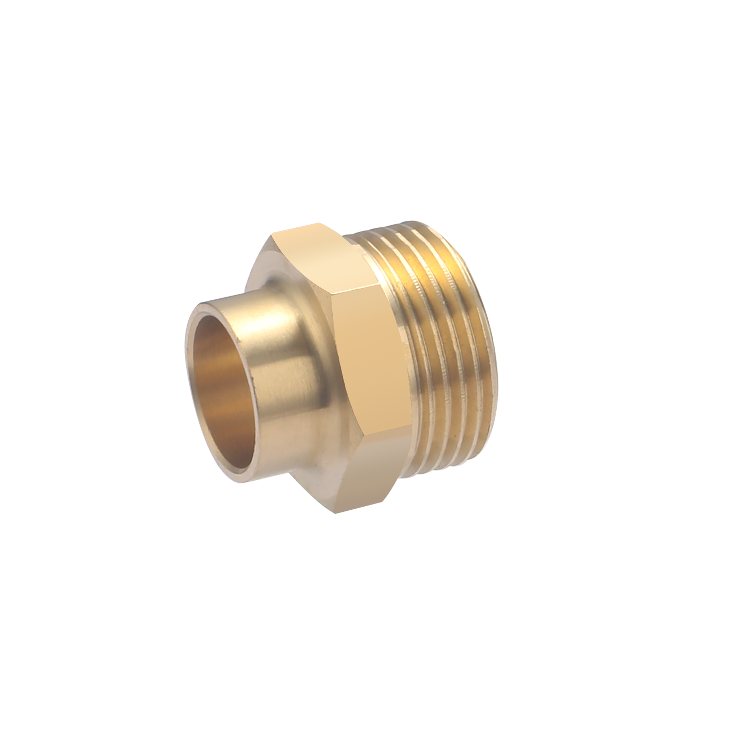 Manguito para soldar para tubo de cobre de 16 mm - salida macho 3/4