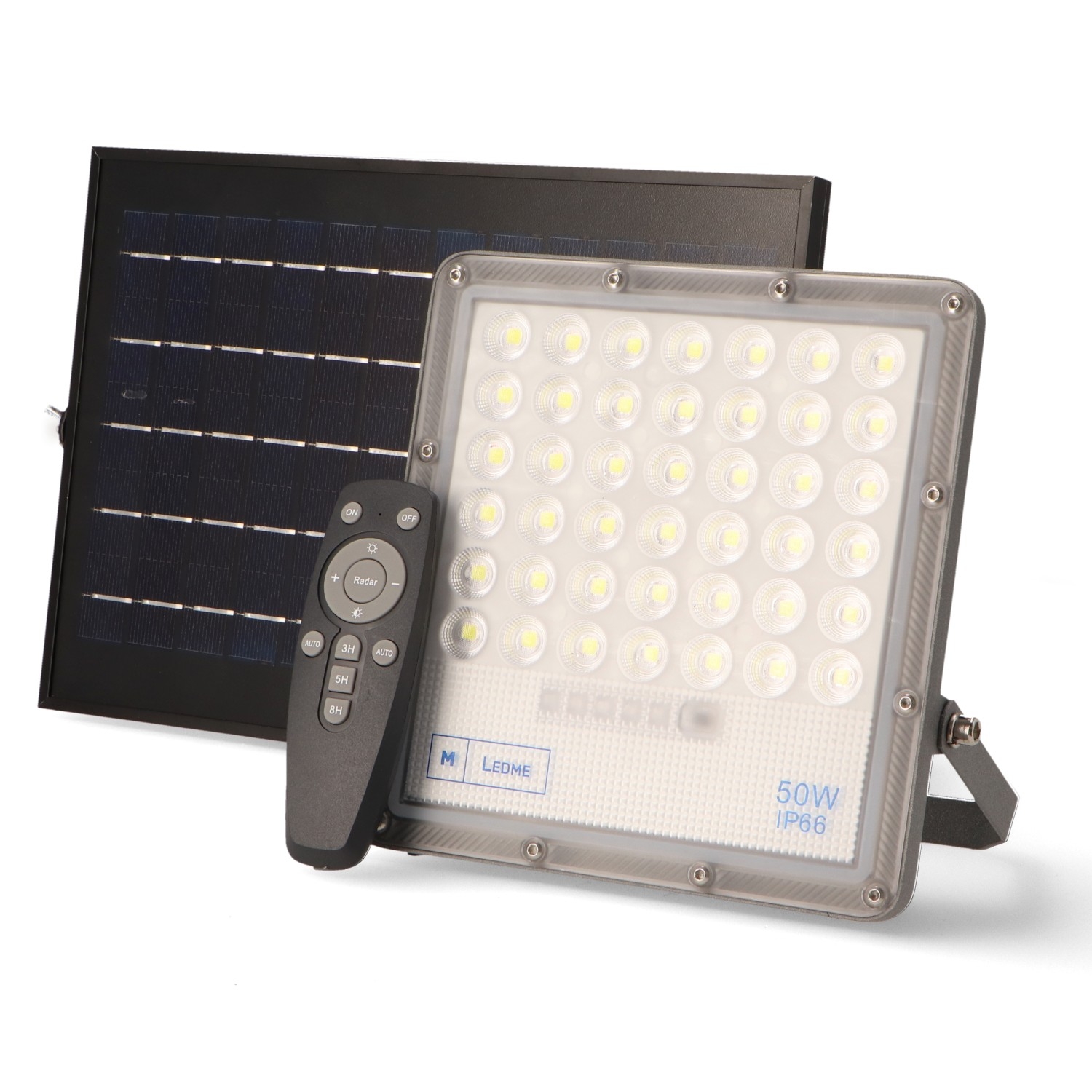 Foco proyector LED solar 100w