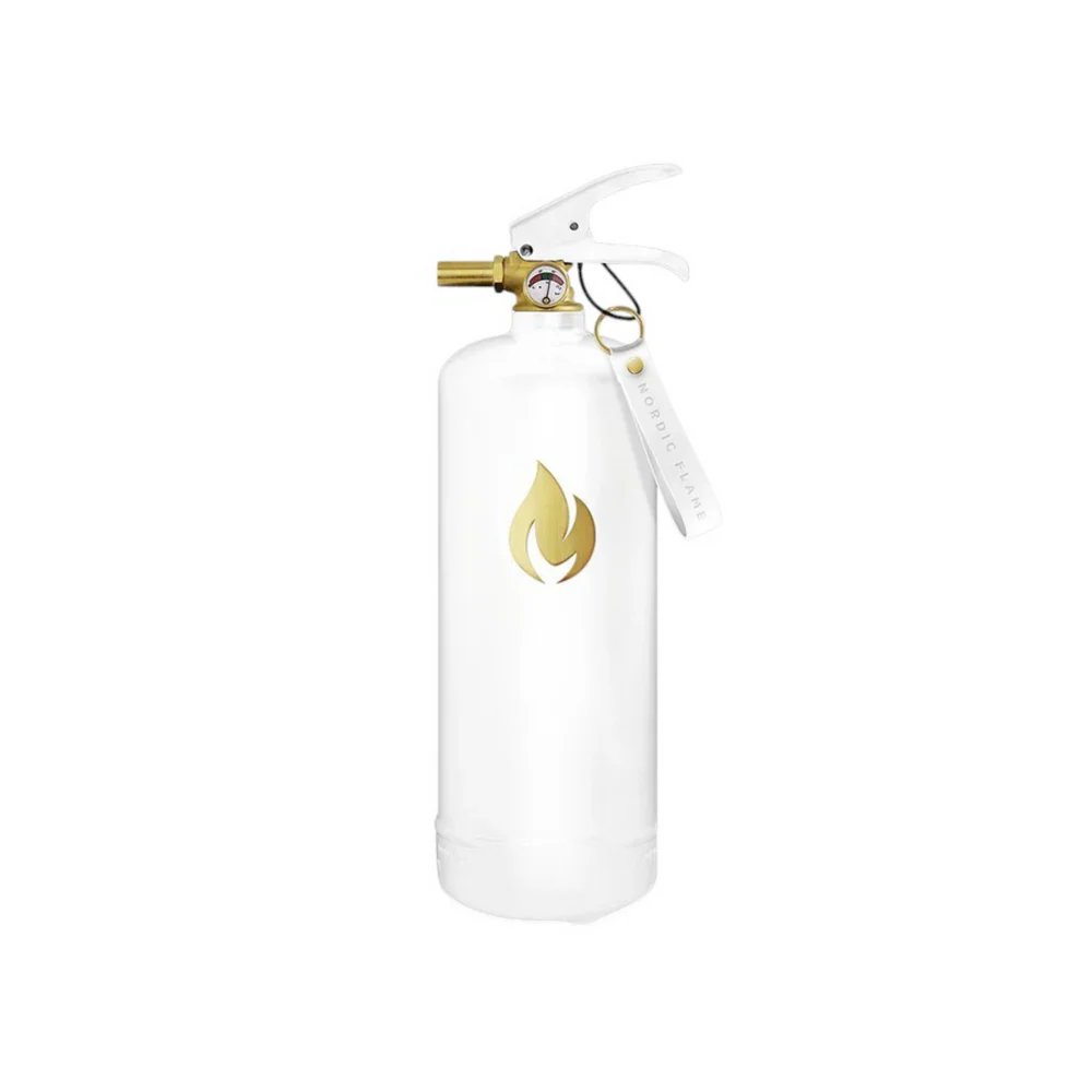 Extintor gold edition de 2 kg, color blanco