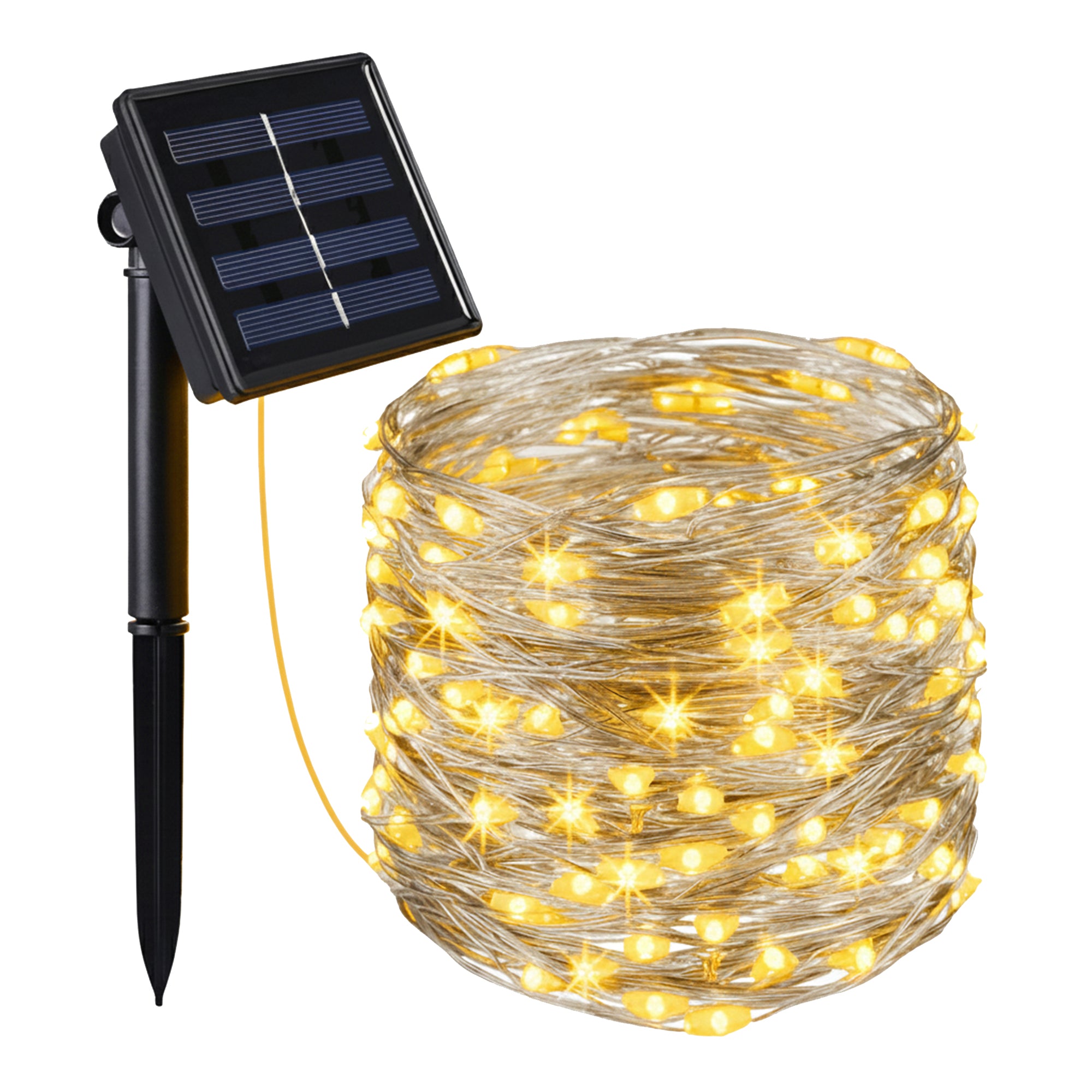 Luces de cadena de cortina solares 100LED yogy curtain