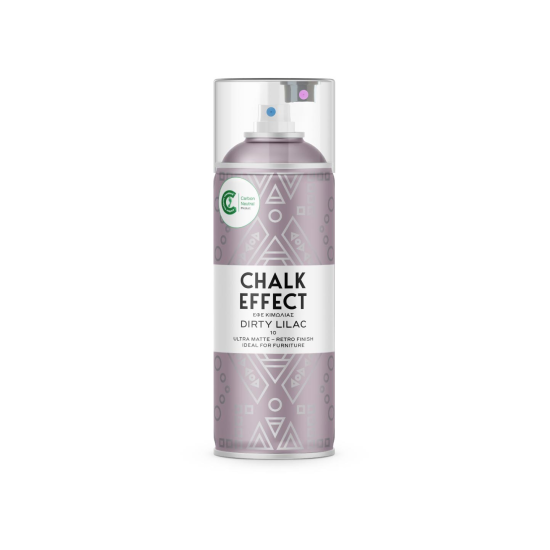 Spray pintura tiza chalk effect ultra mate 400 ml (dirty lilac 10)