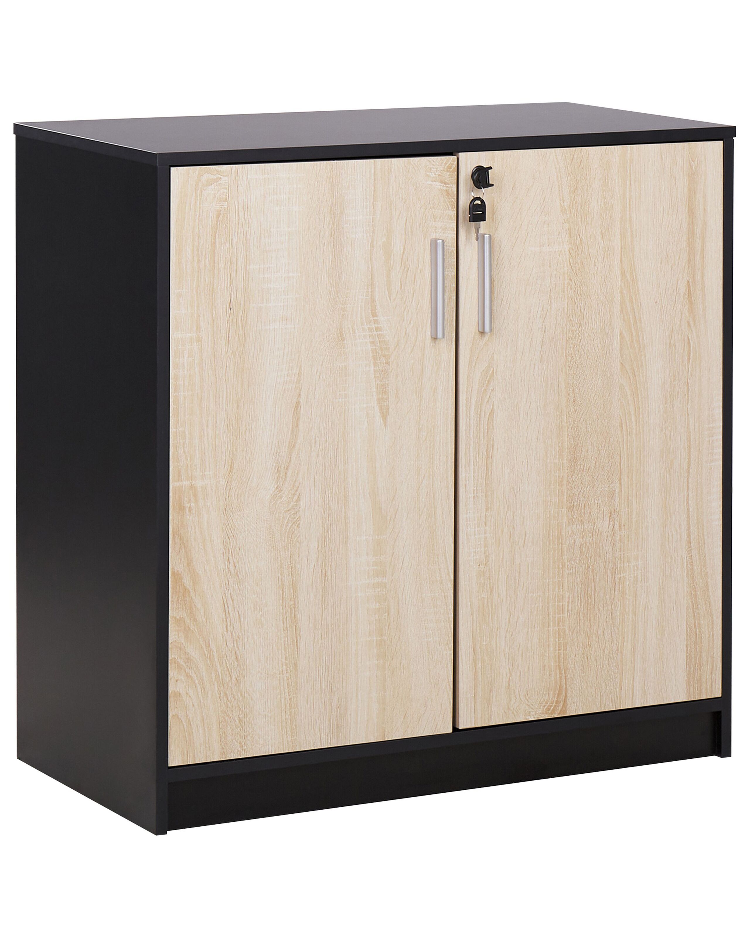 Mueble de oficina zehna marrón/negro