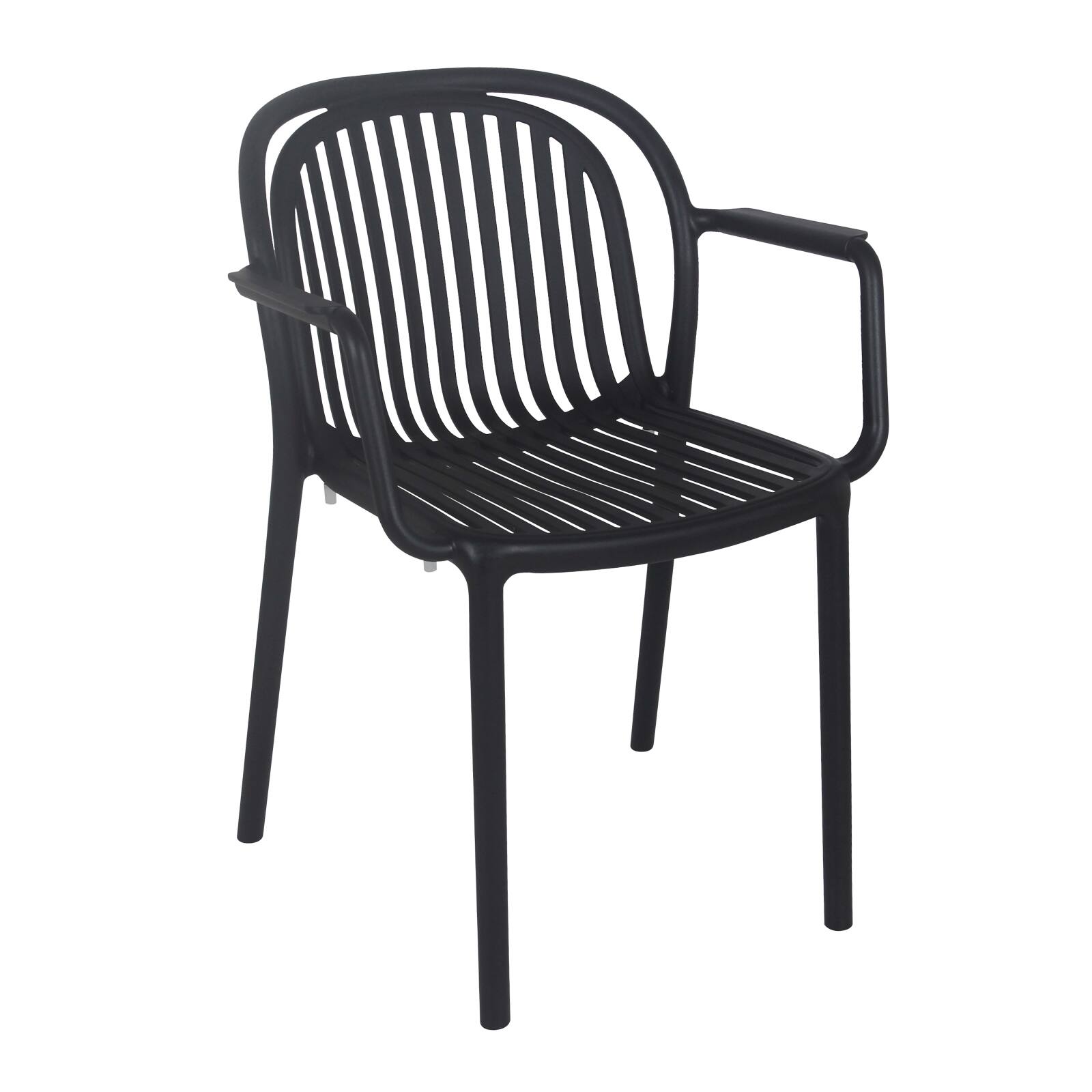 Oviala - sillón de terraza negro