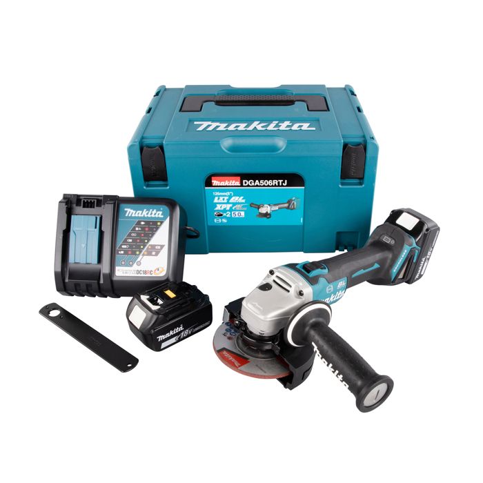 Amoladora 18v - 2 bat. 5ah - 125 mm