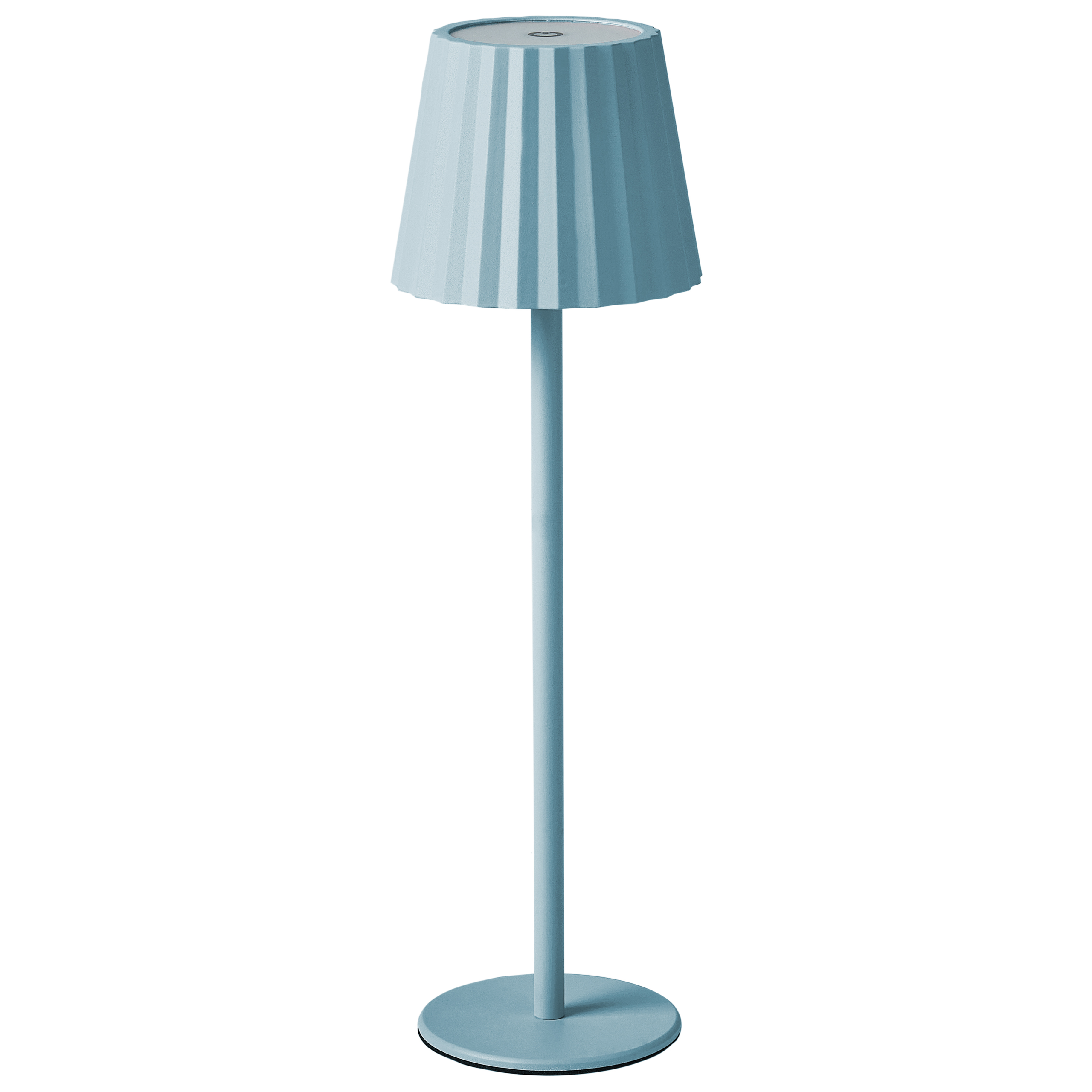 Lámpara de mesa pombeiro metal azul claro
