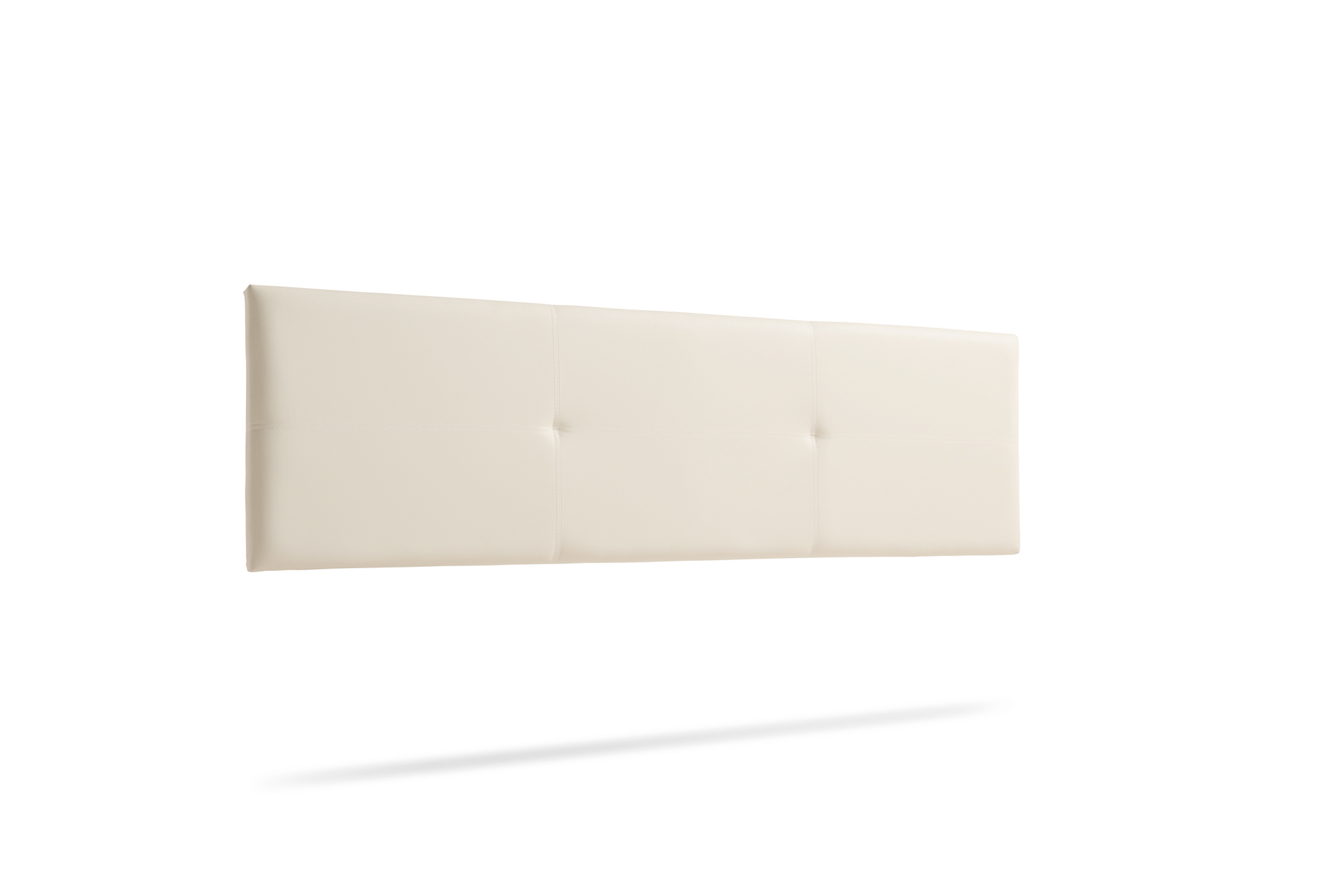Cabecero tapizado alma polipiel 90x50x5 cm - blanco roto - moonia