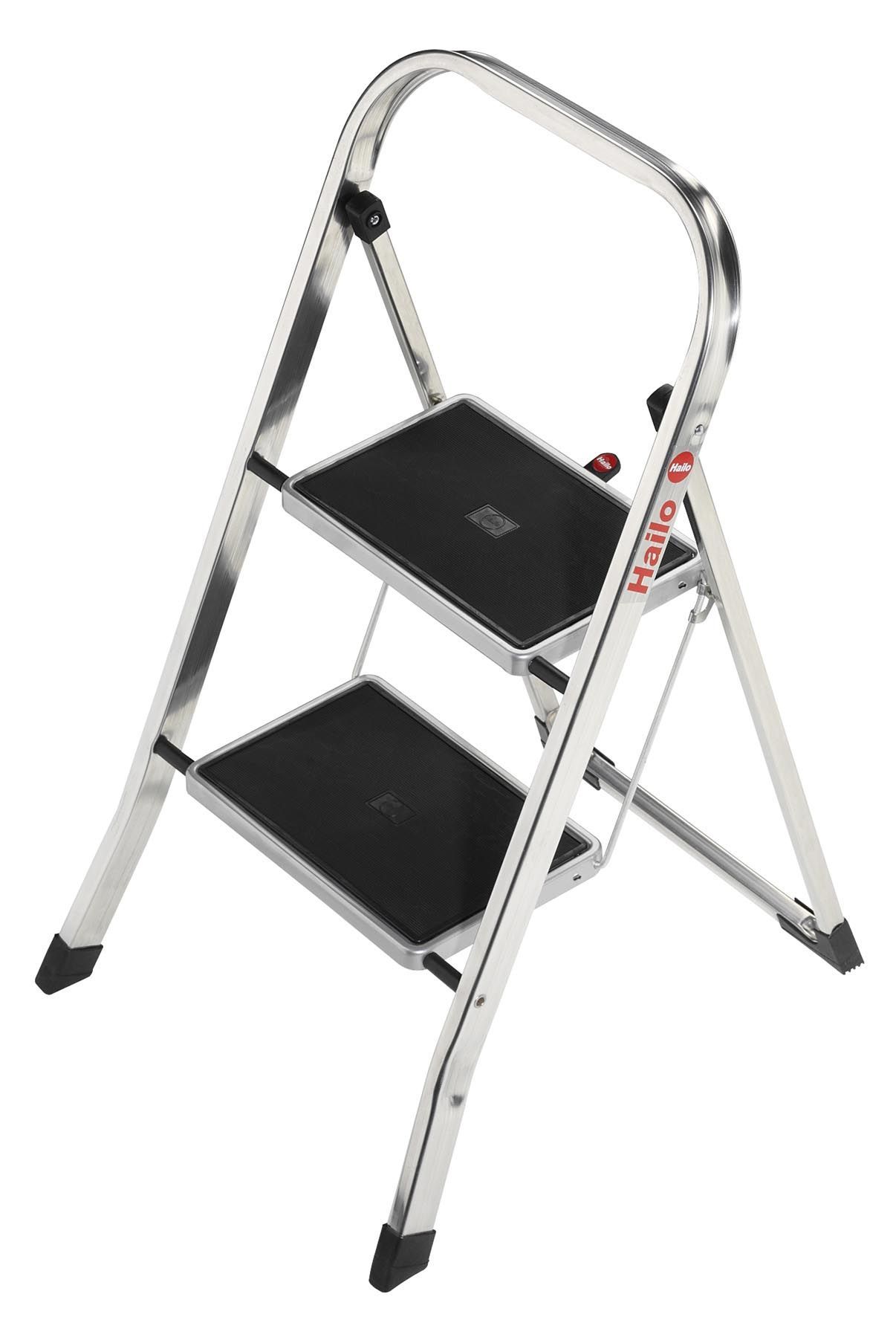Hailo-4392-801-taburete de aluminio k30 (2 peldaños)