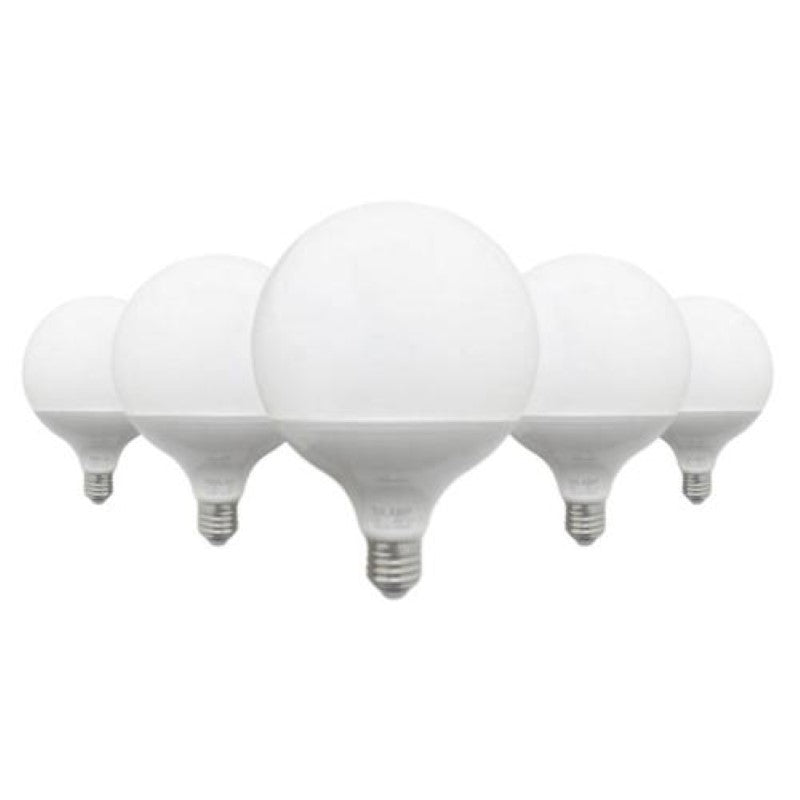 Bombilla LED E27 18w 220v g95 300° (pack de 5) - blanco neutro 40