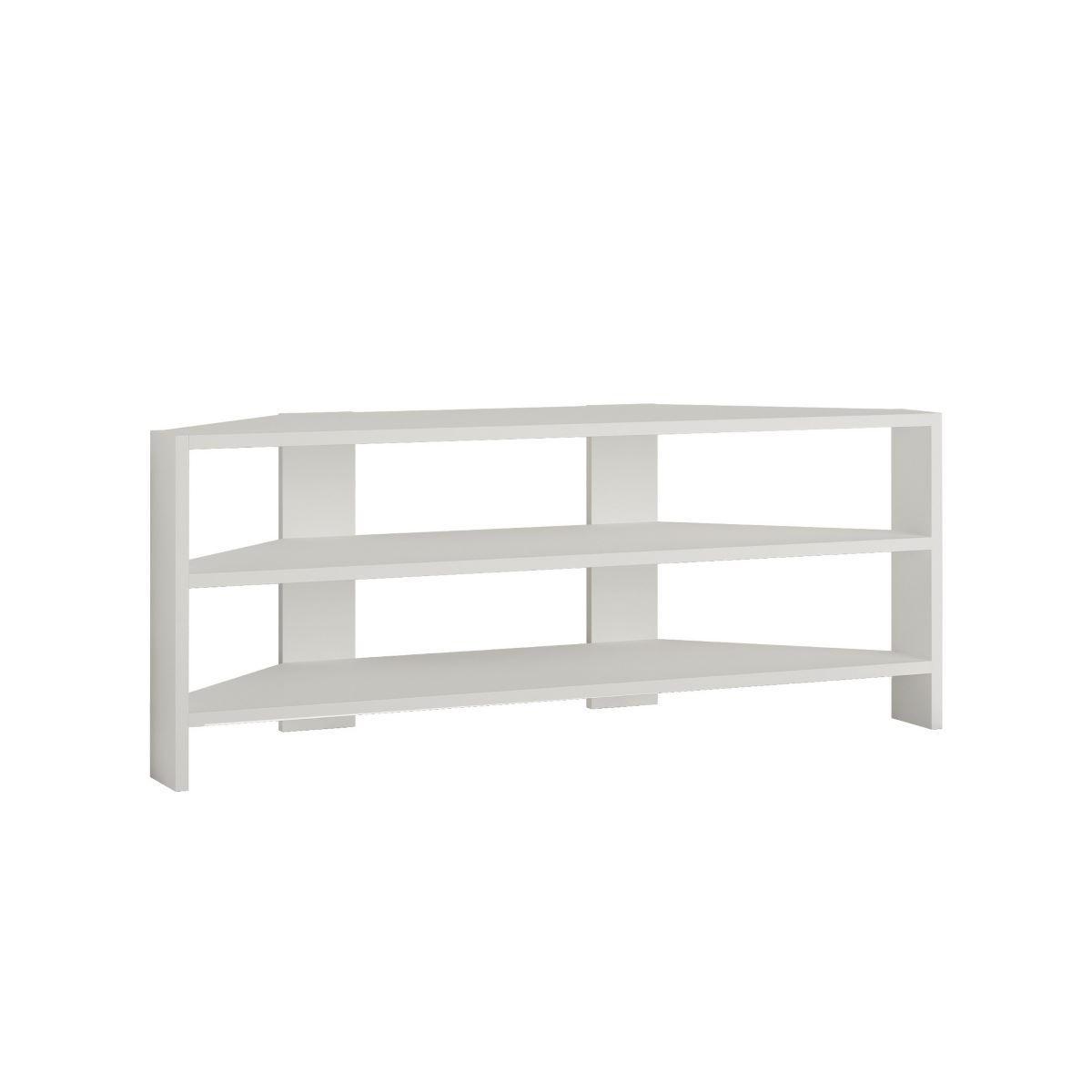 Mueble de tv de esquina con 3 estantes l114 cm - thales