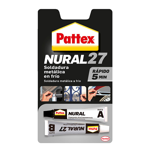 Adhesivo de soldadura en frío pattex nural 27 22 ml