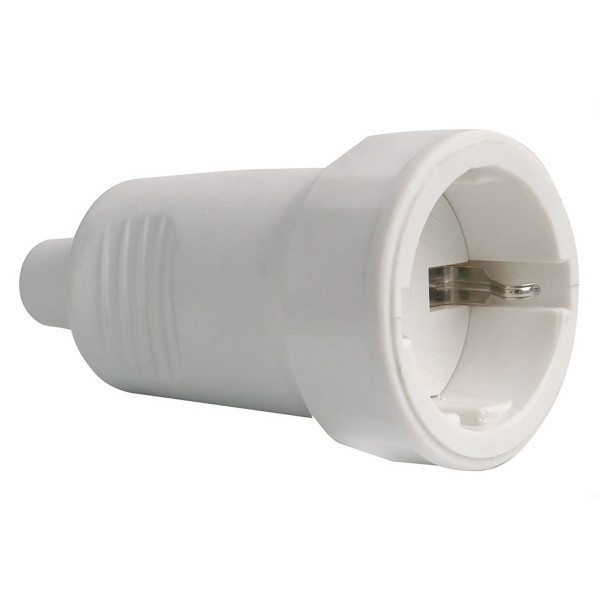 Base goma 16a 230v blanca
