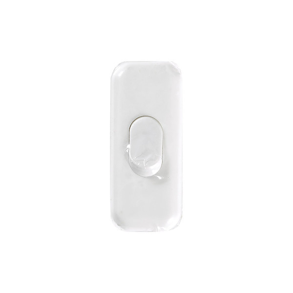 Interruptor plano 2a paso blanco