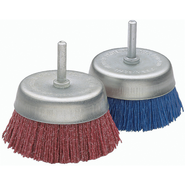 Cepillo taza nylon abrasivo