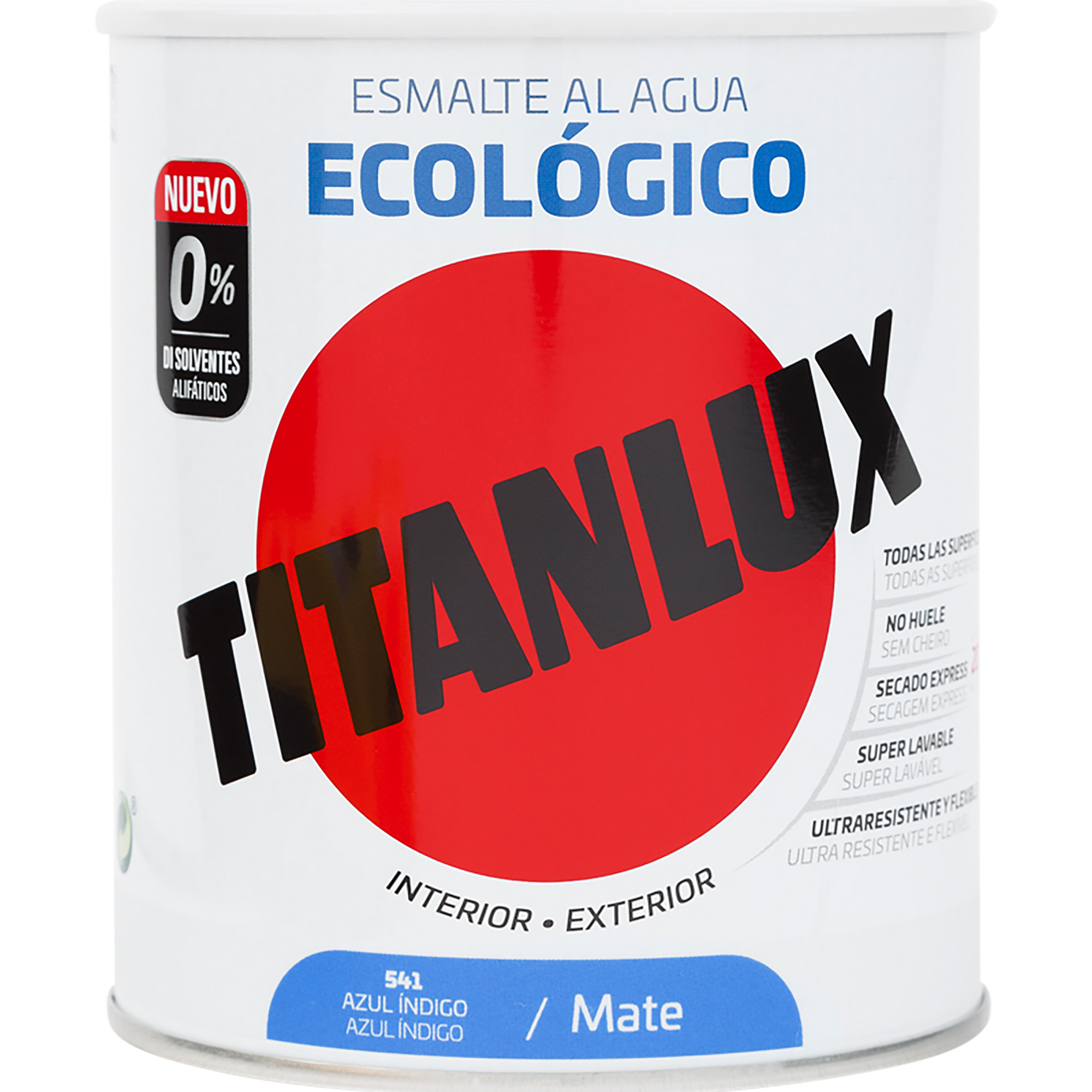 Esmalte eco mate azul índigo 750ml Titanlux