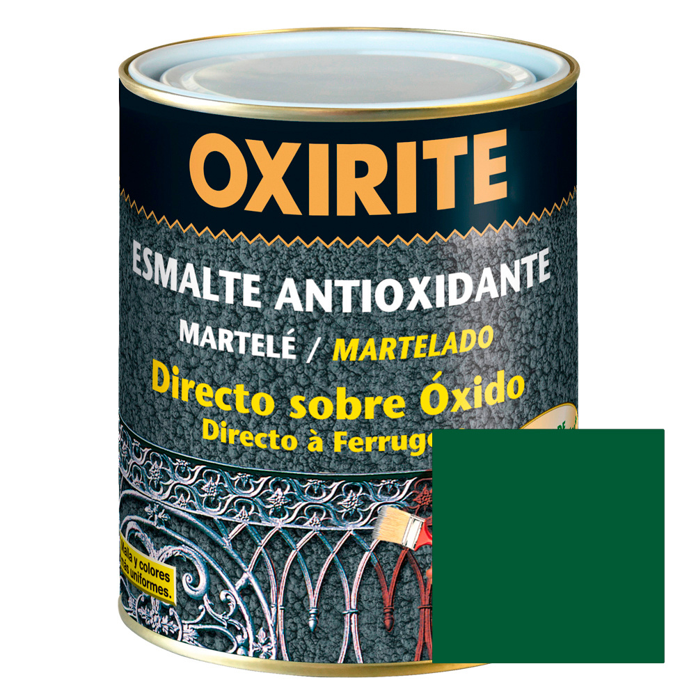 Esmalte antioxidante martelé verde oscuro 750 ml