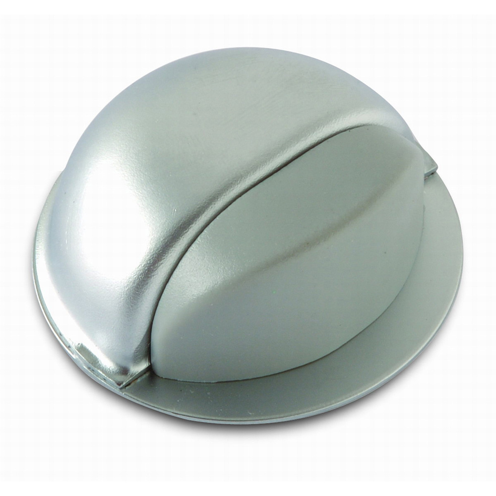 Tope acero silicona adhesivo plata