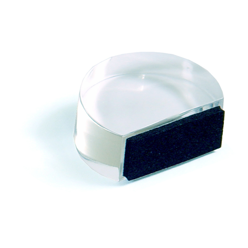 Tope plano adhesivo transparente