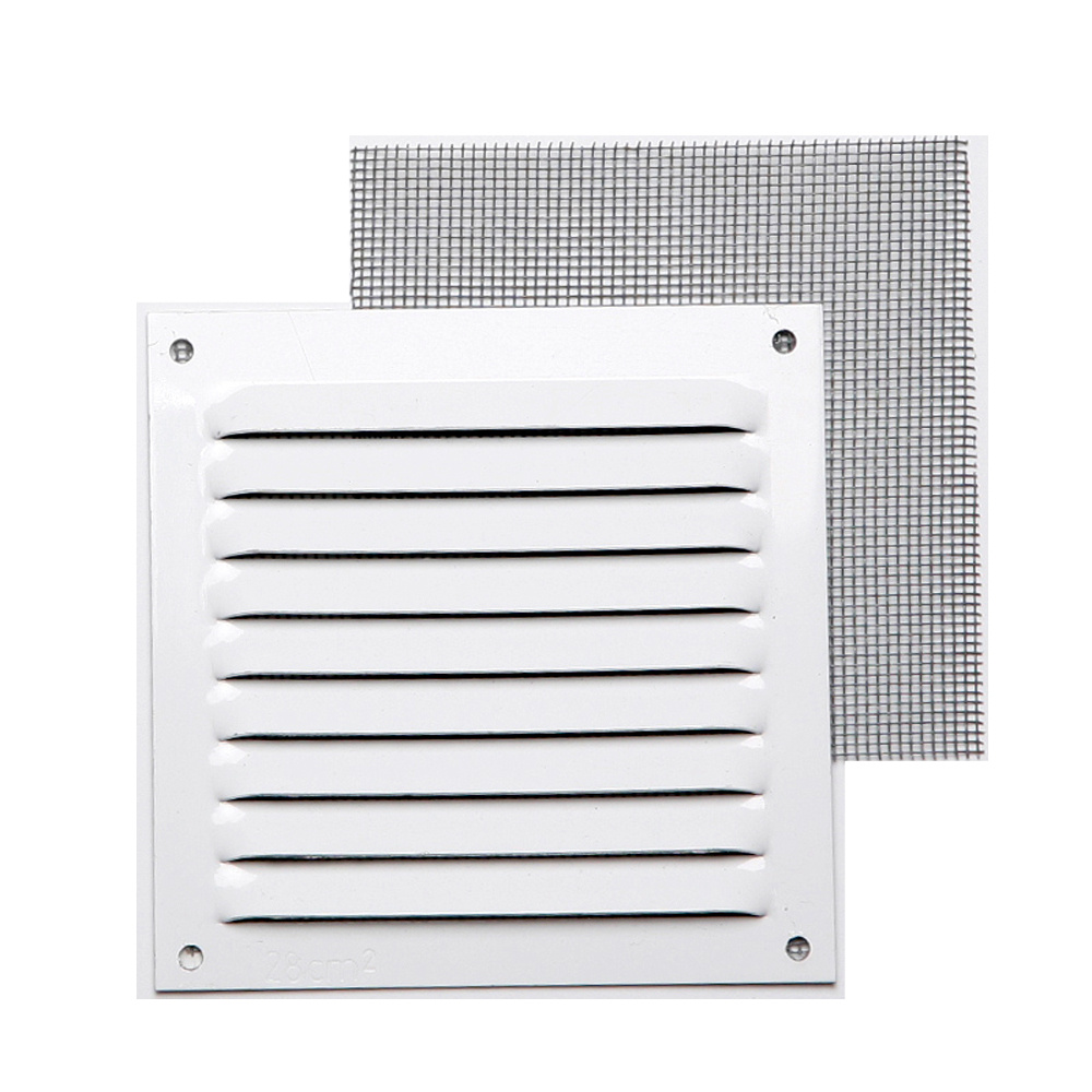 Rejilla c/ mosquitera blanca 10 x 10 cm