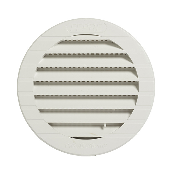 Rejilla empotrable ø 11,8 cm regulable con mosquitera
