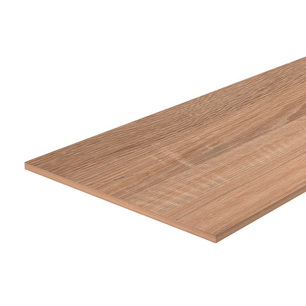 Tablero de melamina roble oscuro 4 cantos 120 x 20 x 1,6 cm