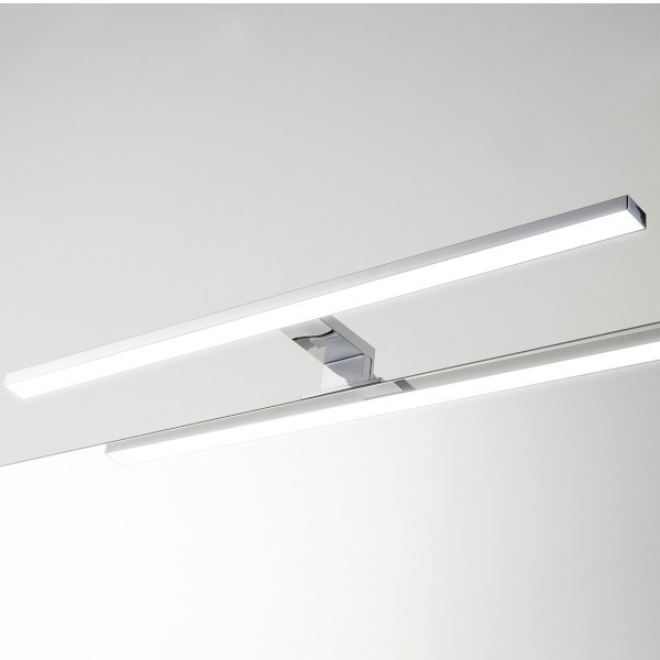 Aplique de baño cromado yuma 60cm