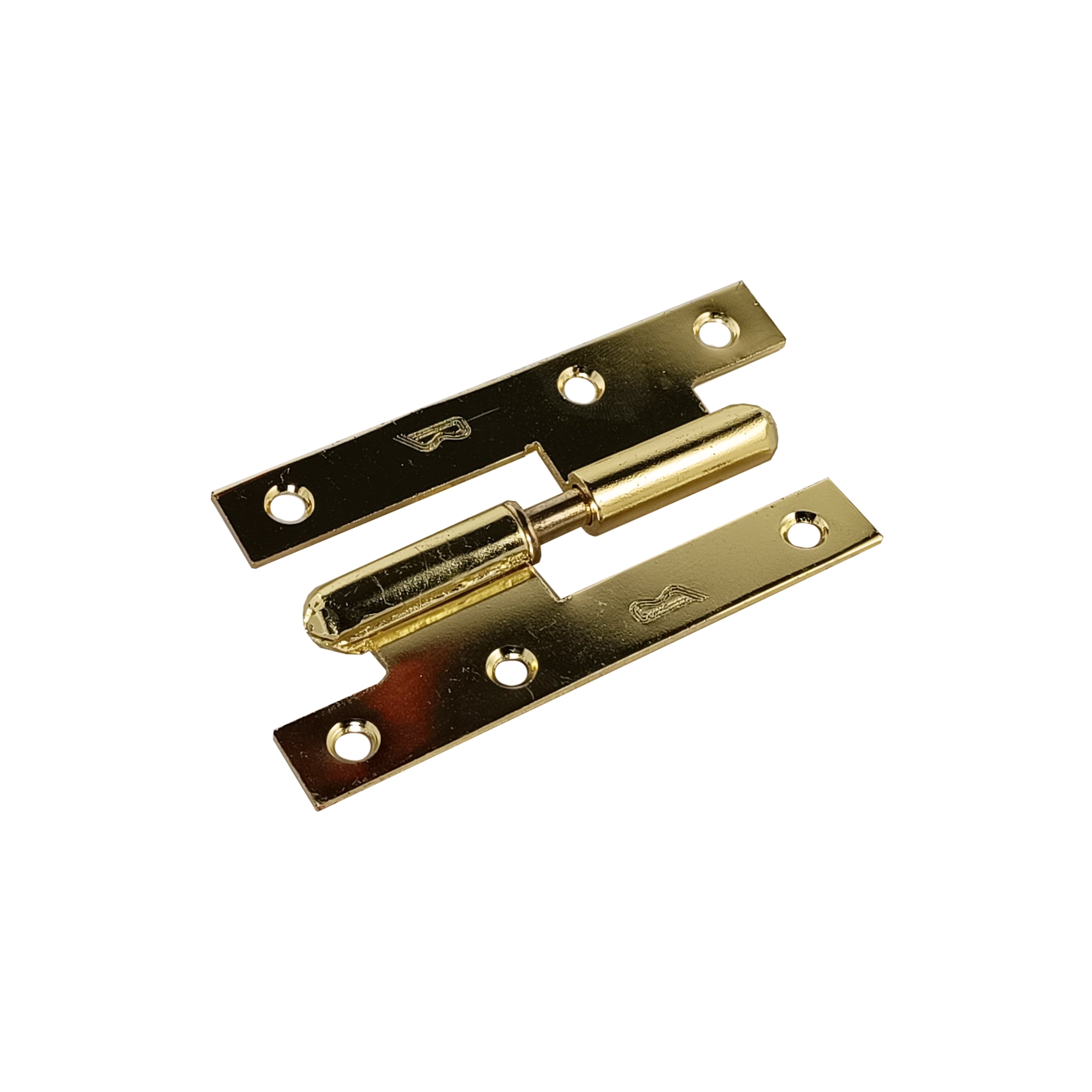 Tres pernios de latón derechos tipo PC 95mm