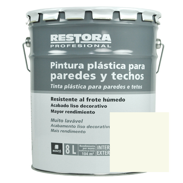 Pintura Blanco Roto Restora Profesional 8 L