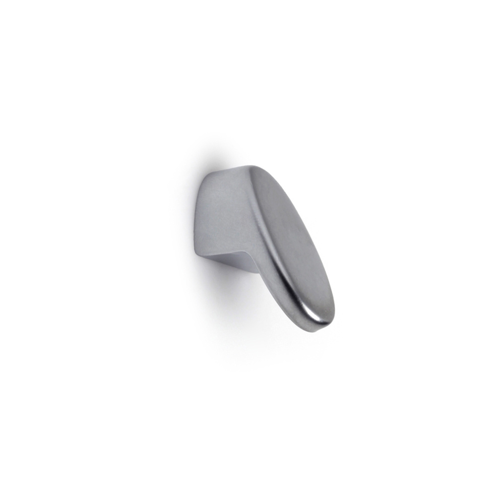 Pomo metal lagrima cromo mate 750