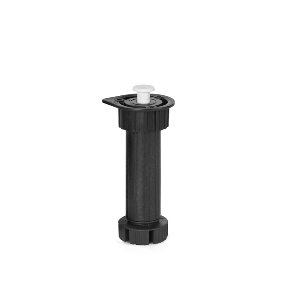 Pack 4 patas abs regulables ø 34 mm negras