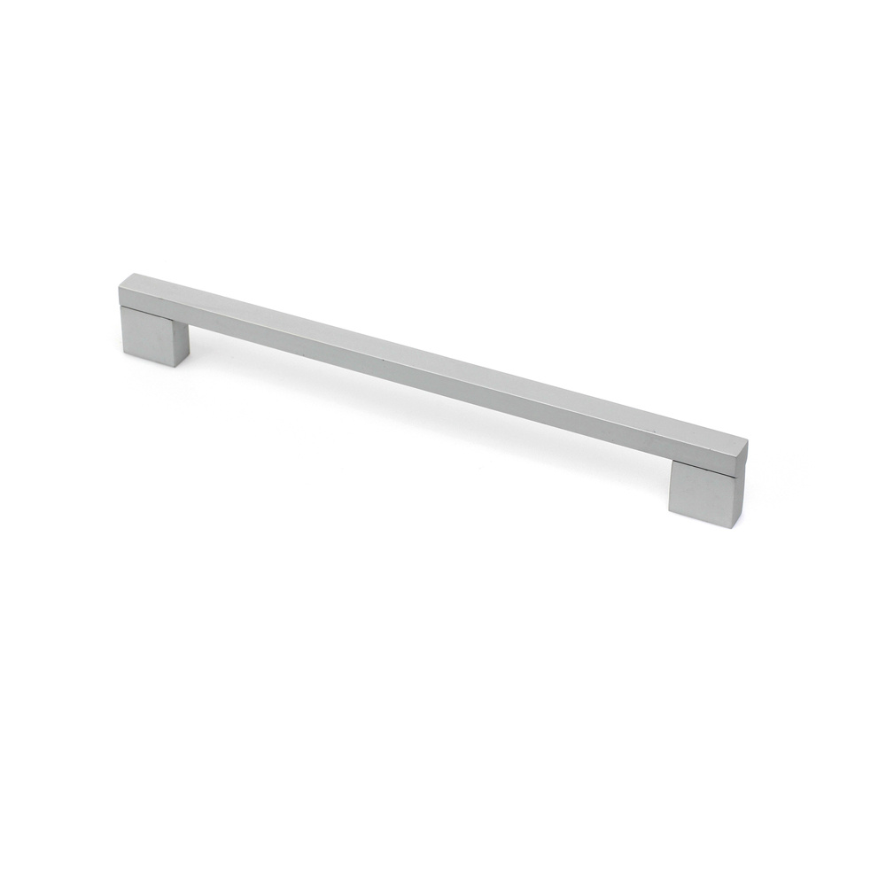 Tirador recto/fino aluminio anodizado 192 mm