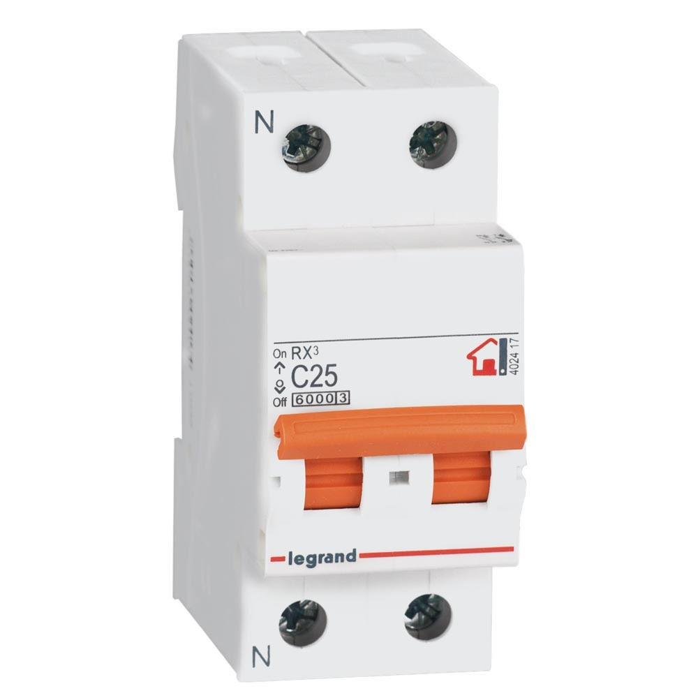 Magnetotérmico 1 polo + neutro 20 amperios legrand