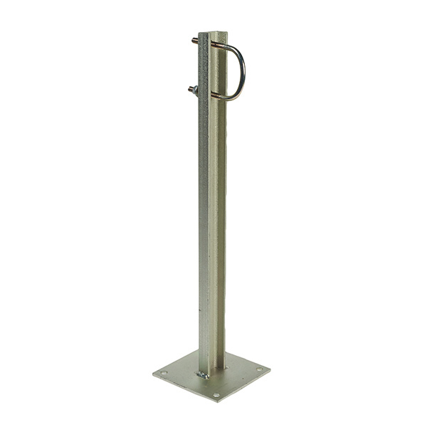 Soporte recto con perfil en "u" 500mm