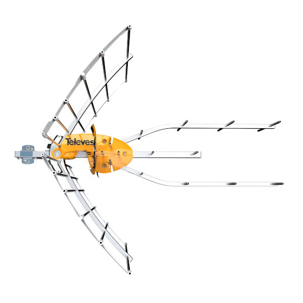 Antena Ellipse con amplificador UHF Televés