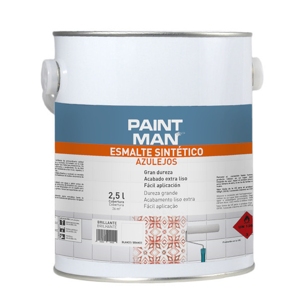 Esmalte azulejos blanco brillante 2,5l