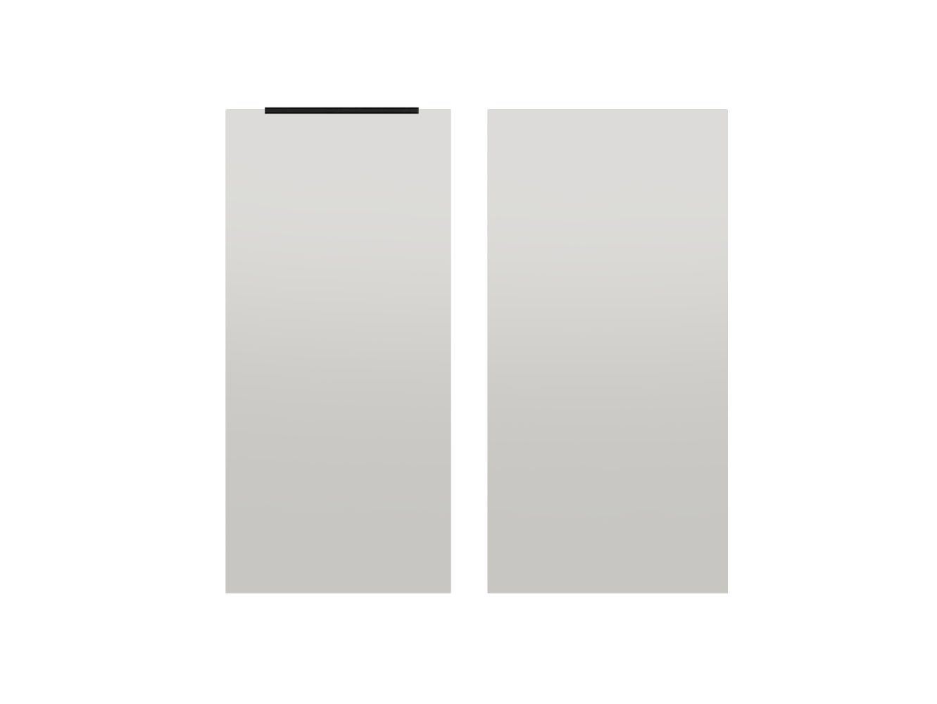 Puerta cocinaPREMIUM Gris Nube Brillo 70x 32,6cm + 70x34,8cm