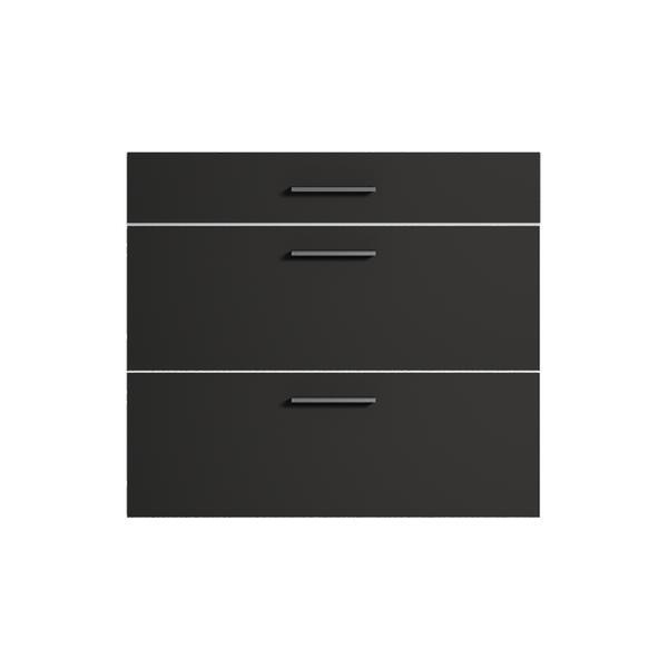 Frente de cajón cocina LUXURY antracita Brillo 70 x 80 cm