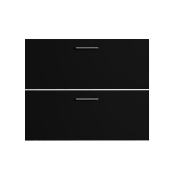 Frente de cajón cocina LUXURY negro Brillo 70 x 90 cm