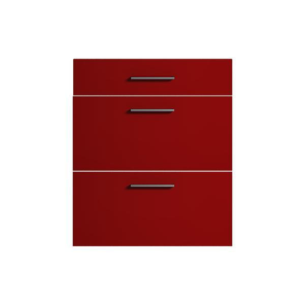 Frente de cajón cocina LUXURY rojo Brillo 70 x 60 cm