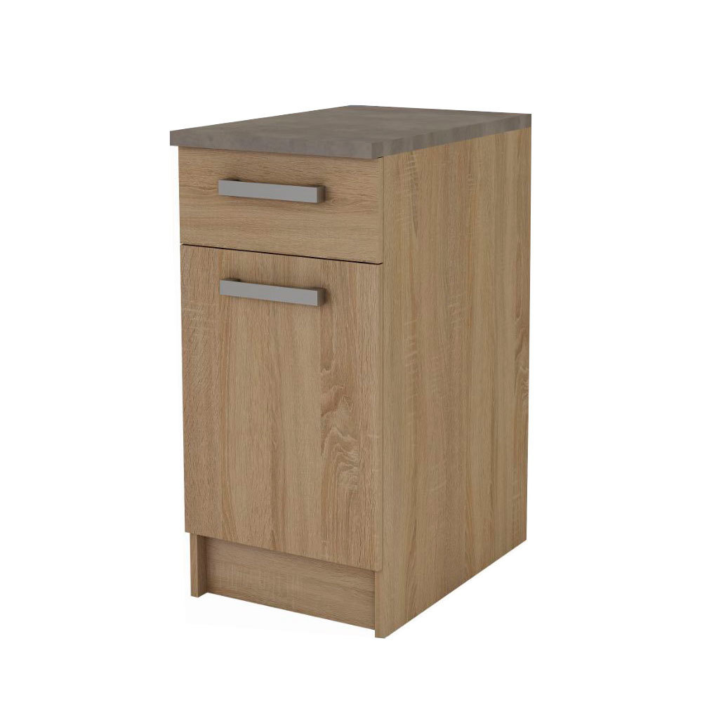 Mueble bajo noa roble 40 cm