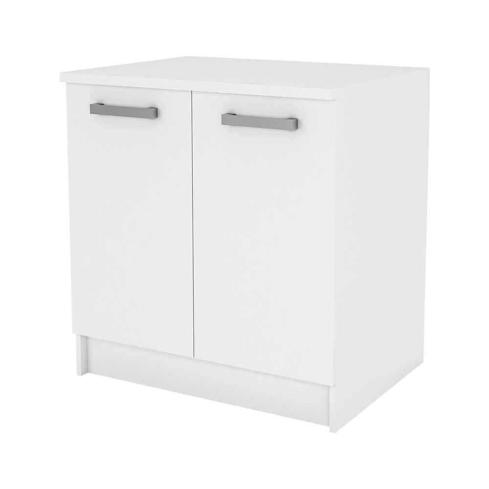 Mueble bajo para fregadero noa blanca 80 cm