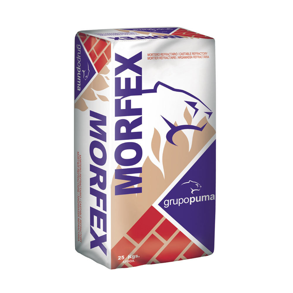 Mortero refractario "morfex" 25 kg
