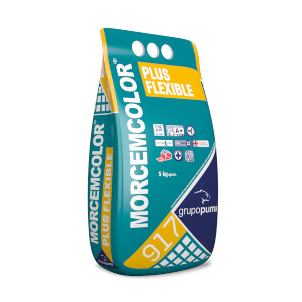 Junta morcem color plus blanco 5 kg