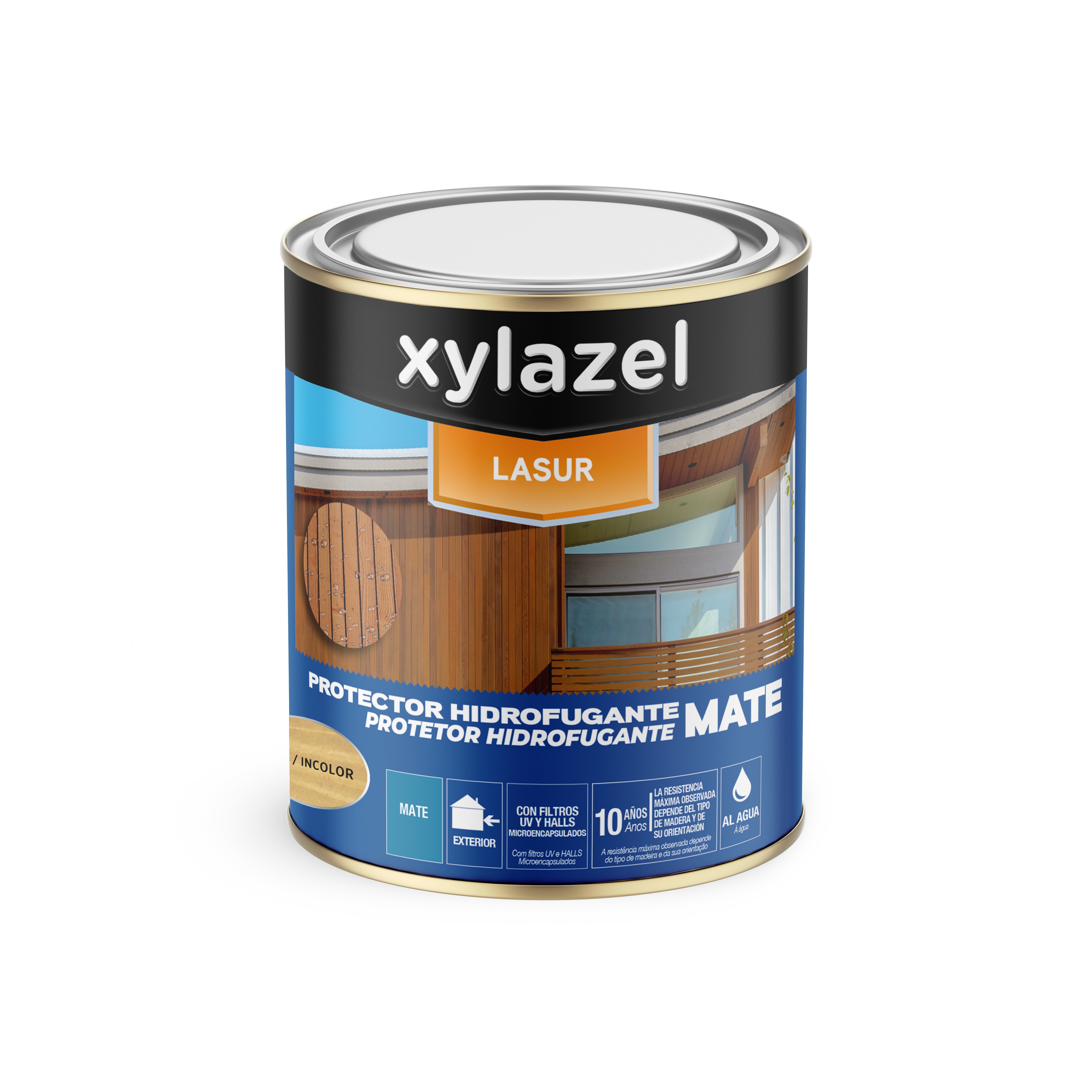 Lasur hidro mate incoloro 750 ml Xylazel