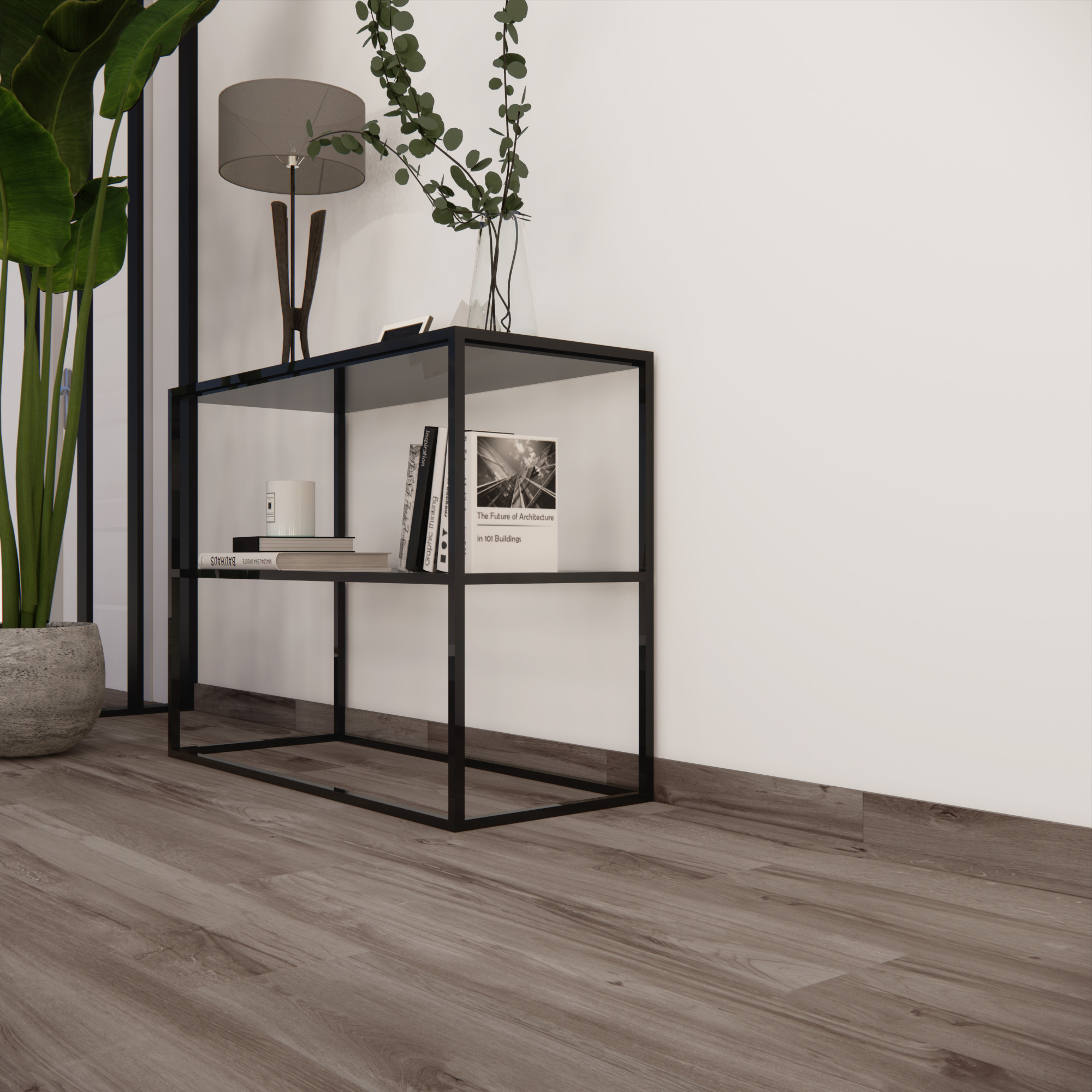 Rodapié porcelánico Zarautz Roble 8x60cm 4 unidades