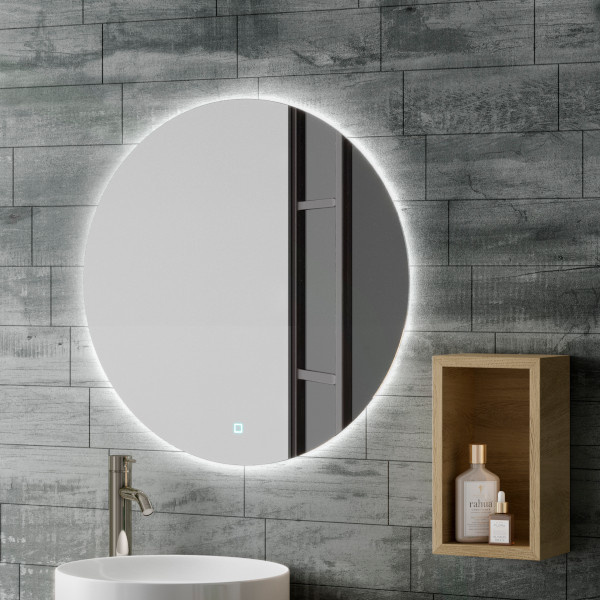 Espejo led redondo 80cm