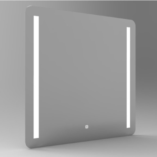Espejo lara tiras led 80x80cm