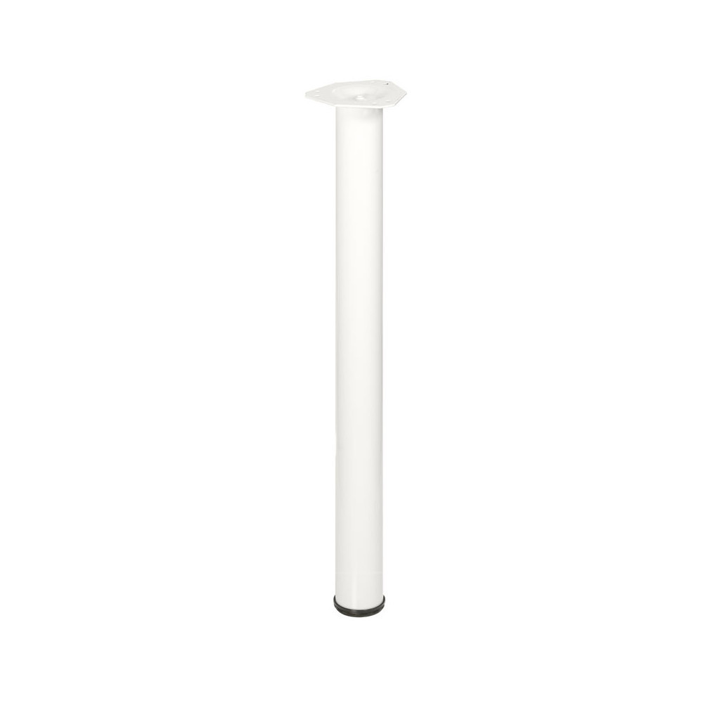 Kit 4 patas redondas blancas 60 x 710 mm