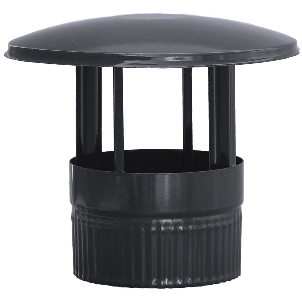 Sombrerete esmaltado negro ø 200